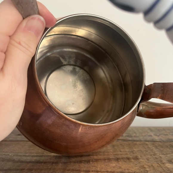 Copper Tea Kettle with Ceramic Handle - Picture 5 of 6